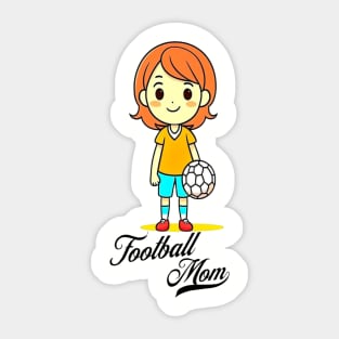 Football Mom Sticker